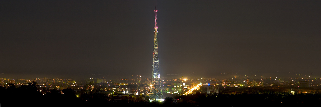 Night Nalchik Нальчик ночь