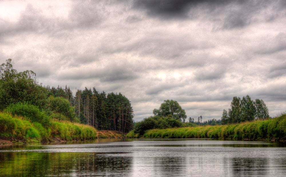 На Тверце #1 Тверца HDR вода