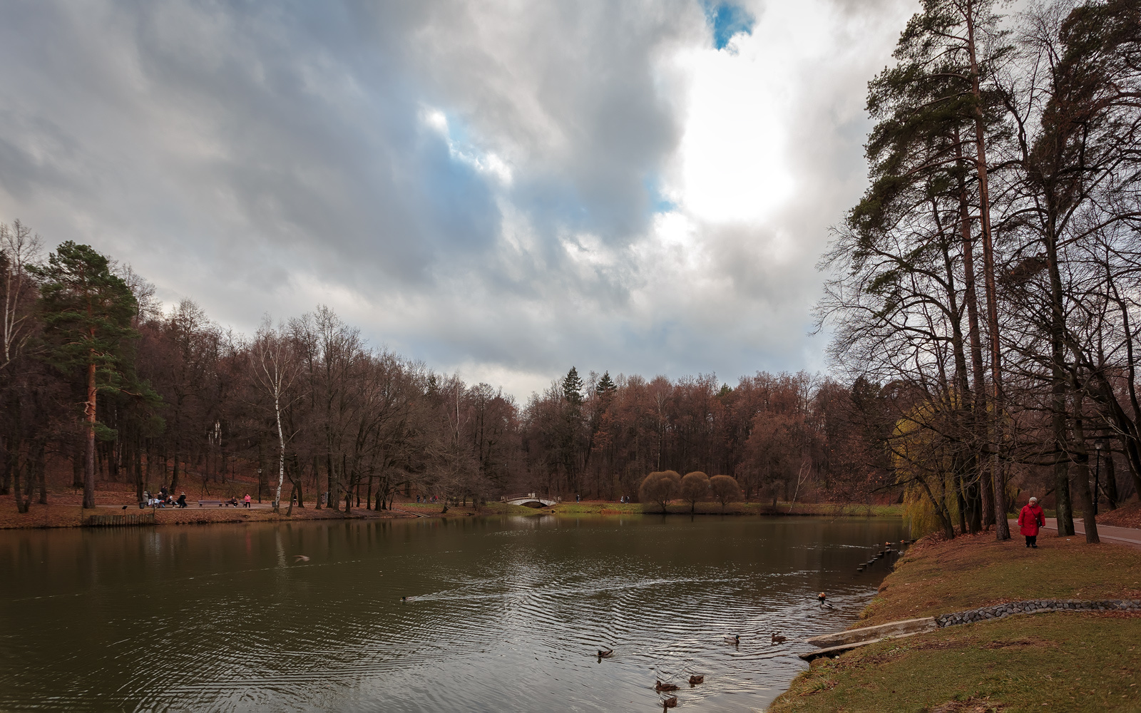 В осеннем парке... Парк осень