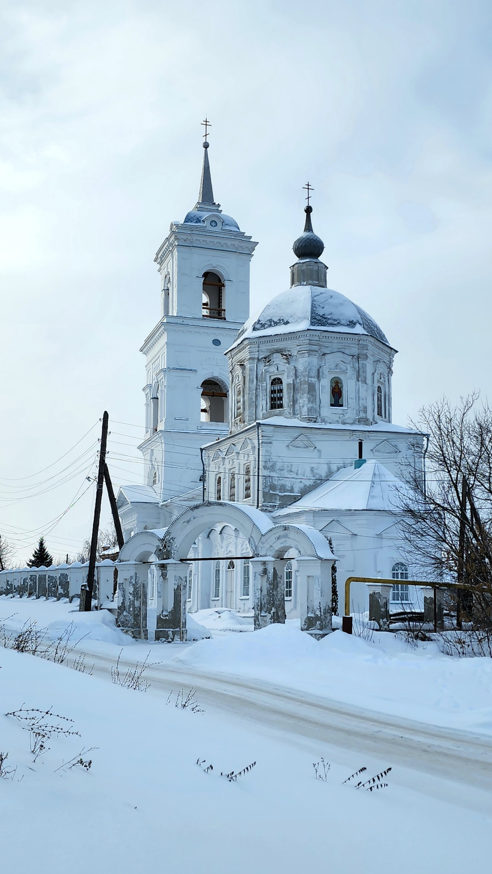 Зимняя церковь Церковь зима Алатырь