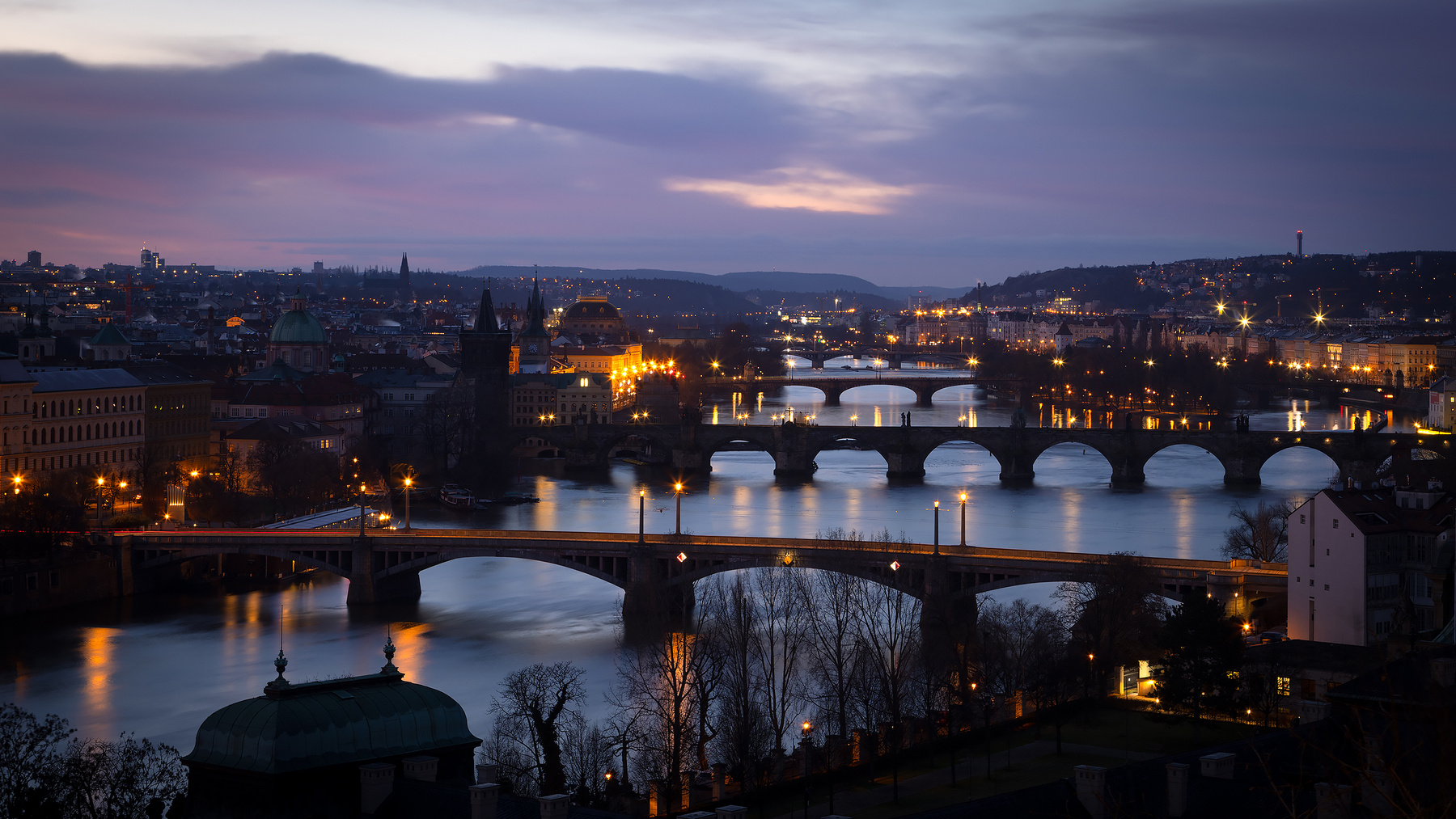 Prague bridges 