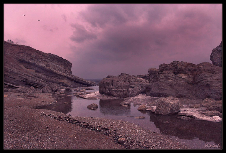 Вечер в гламурных тонах... море вечер