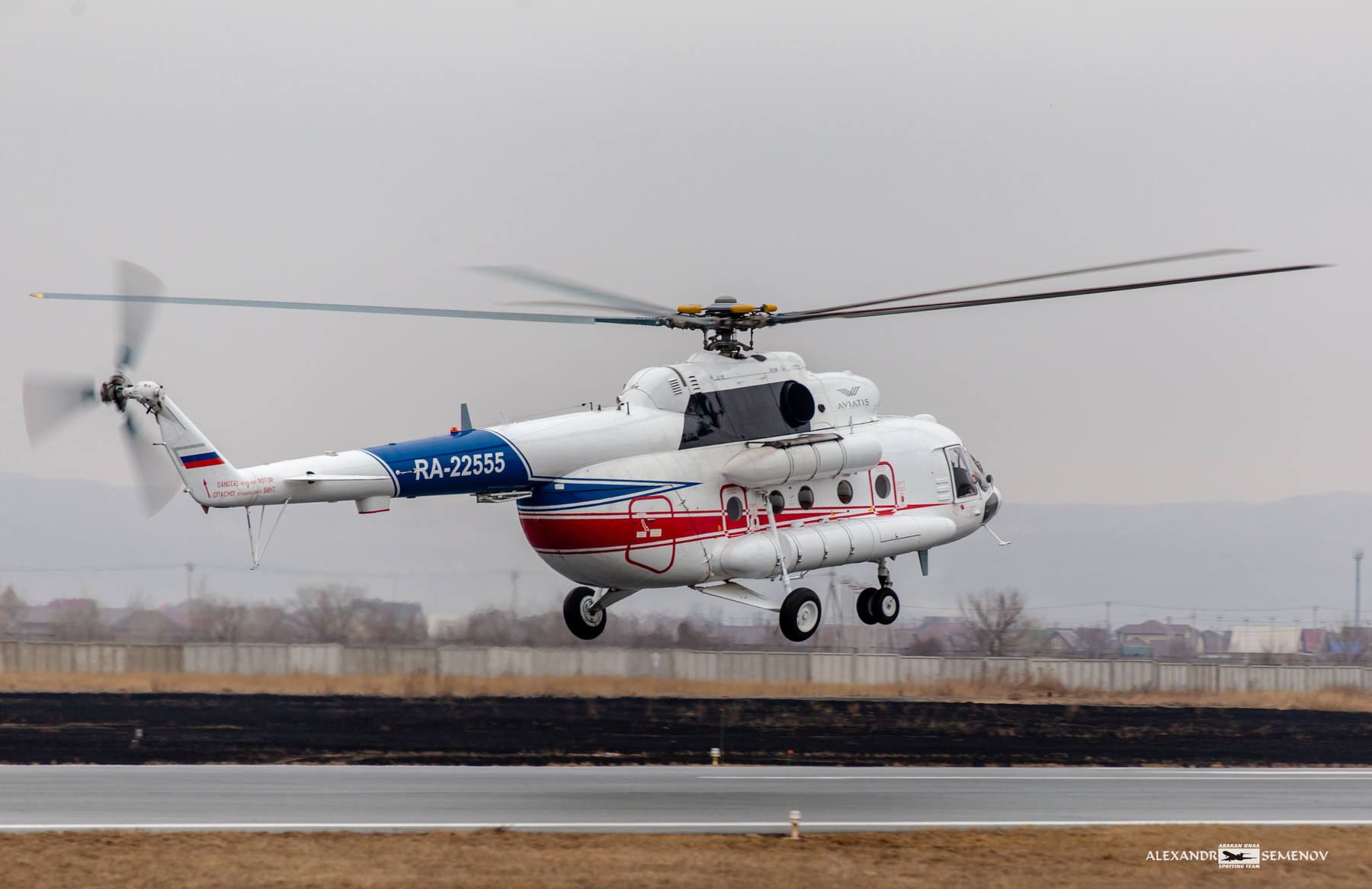 Миль Ми-8МТ(Б/В/Д/Ми-17/18/19/19Р) Бортовой №:  RA-22555 