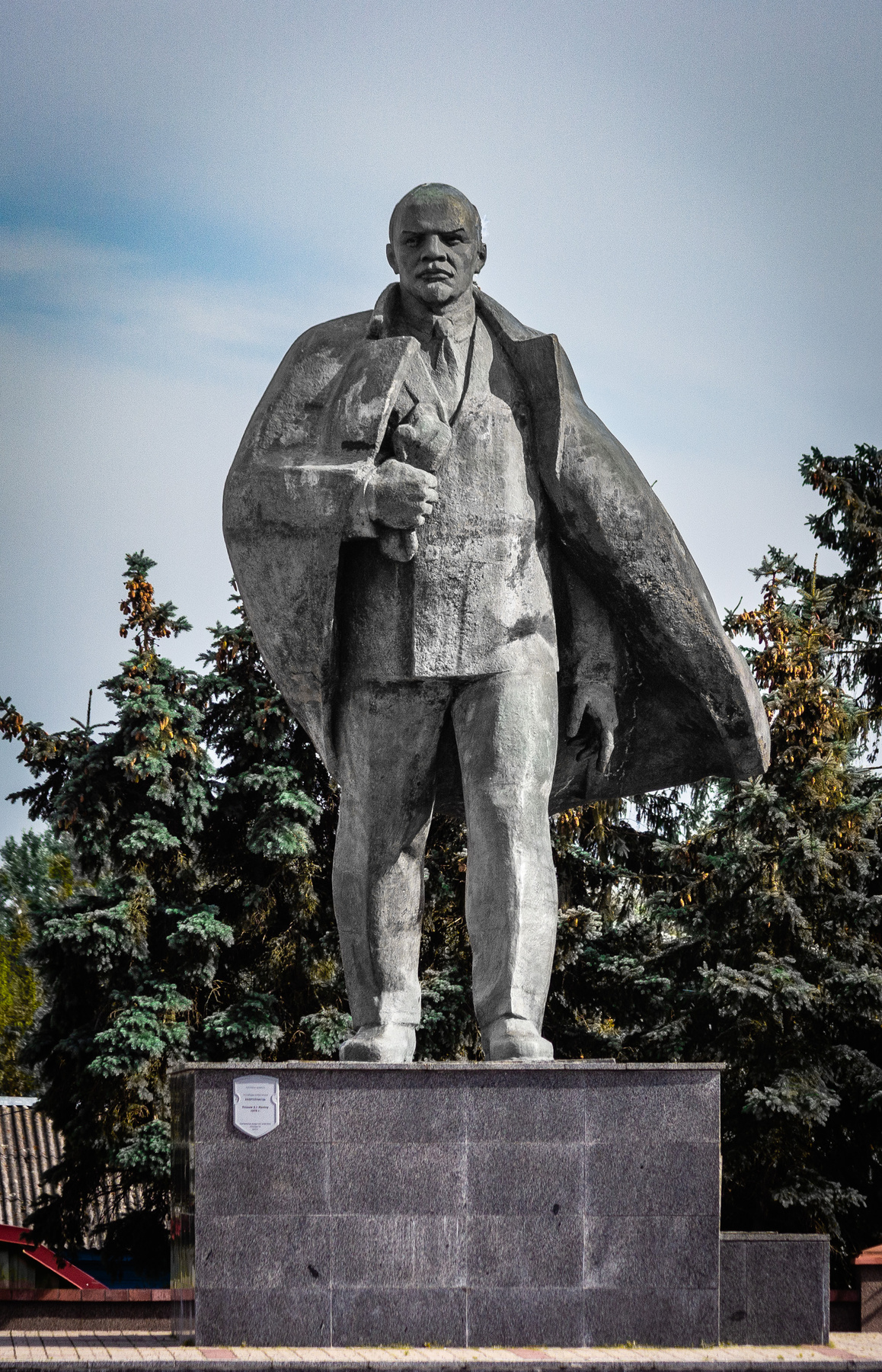Пинск. Вождь... памятник Ленин скульптура