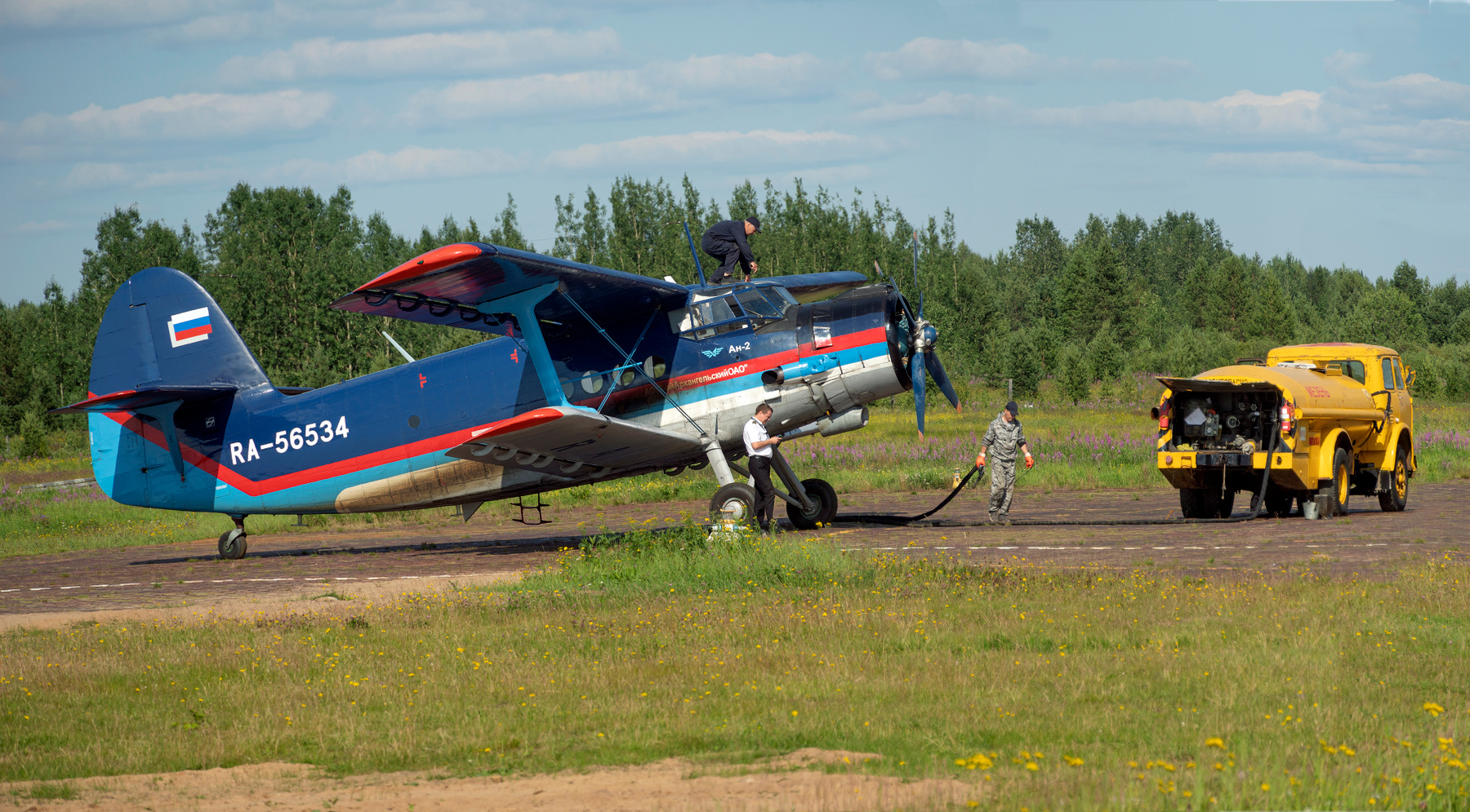 Подготовка к вылету... Ан-2