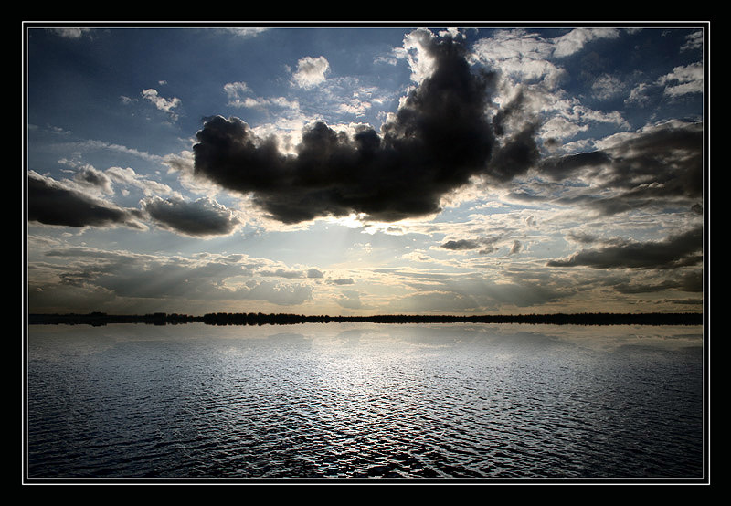 Вода, Небо, Закат. Вода, Небо, Закат.