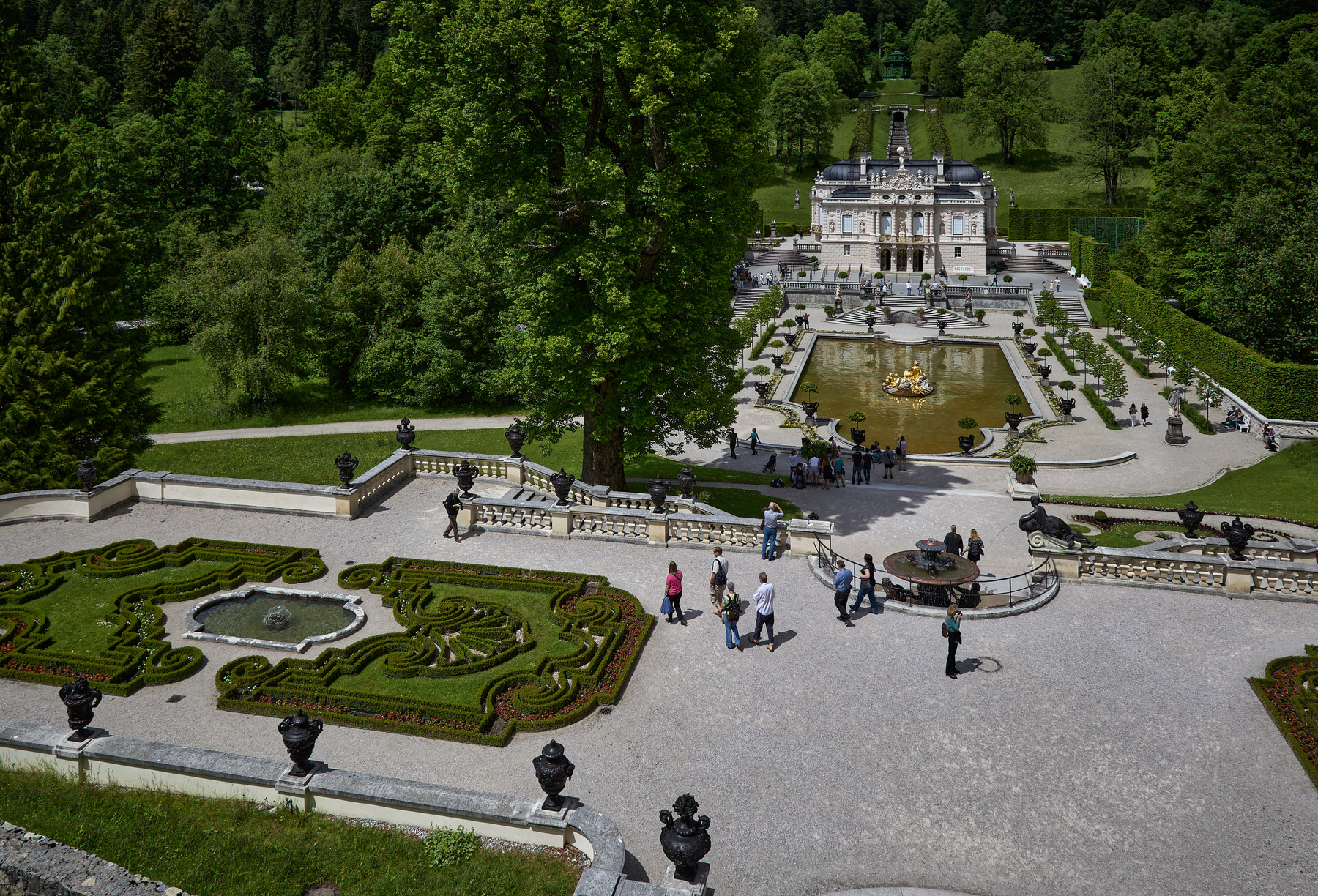 Линдерхоф... Германия Бавария Линдерхоф Schloss Linderhof