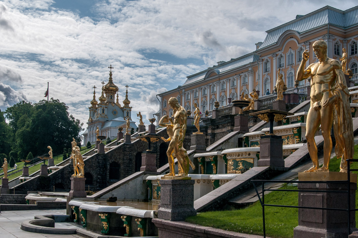 Петергоф. Фонтаны без фонтанов. 