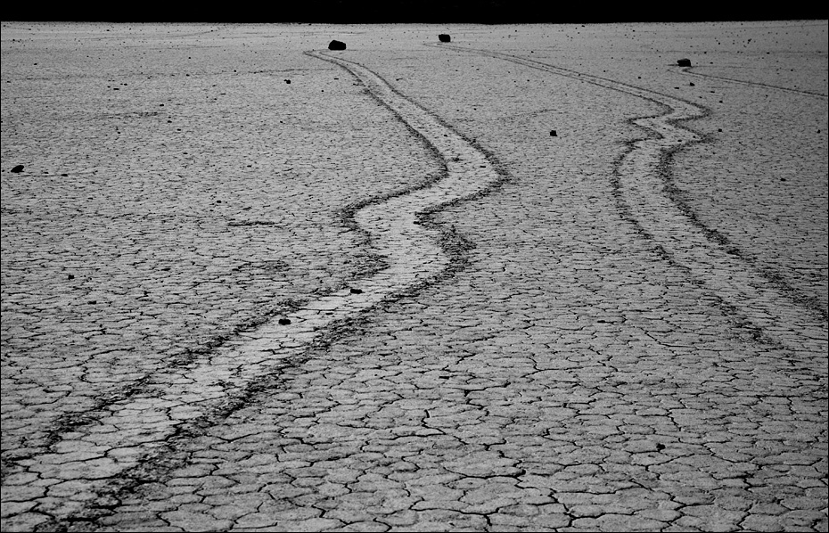 Racin' on racetrack Death Valley California