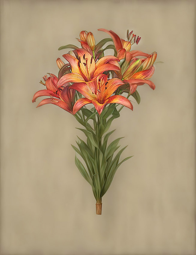 лилия (Lilium arboricola) 
