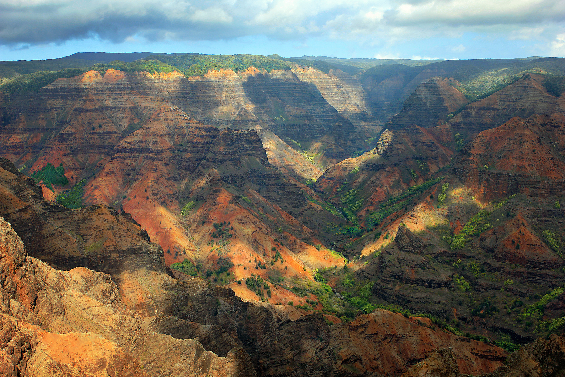 Waimea Canyon Hawaii, Kauai, Waimea, canyon, Гавайи, Кауаи, Уаимеа, канион