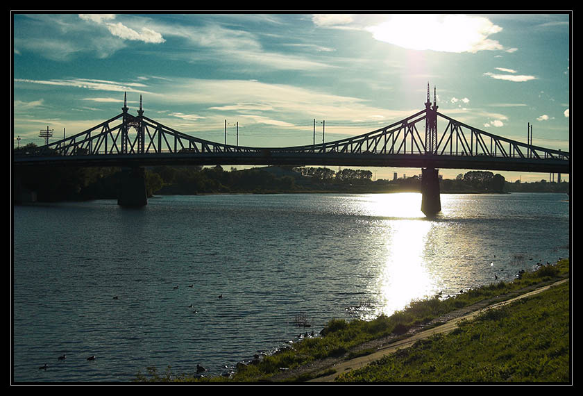 Старый мост Твери Тверь мост