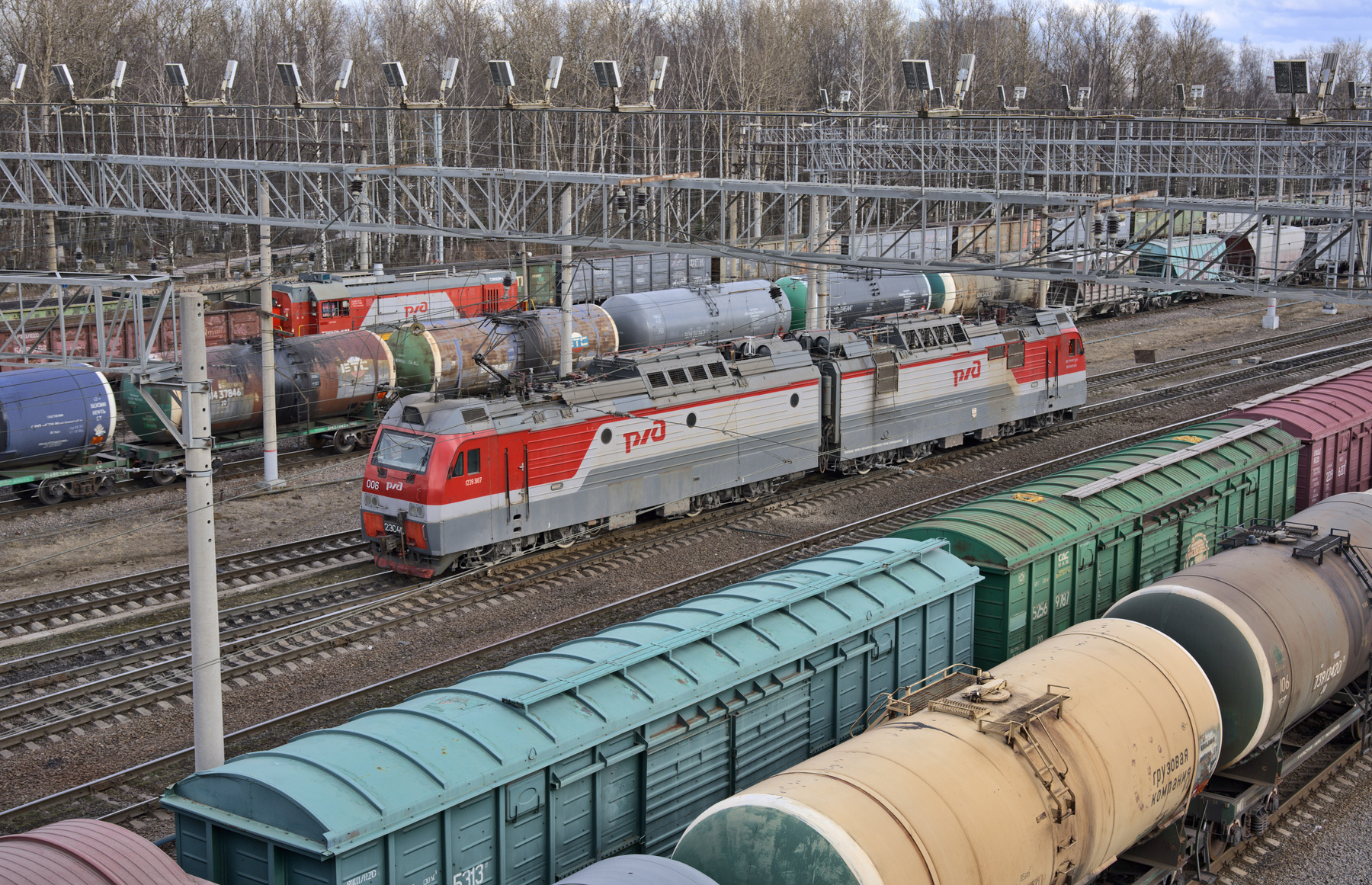 2ЭС4К-006 станция Санкт-Петербург-Сортировочный-Московский 2ЭС4К-006
