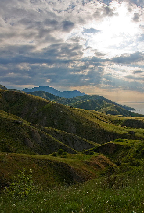 Радость утра рассвет, крым, лисья бухта
