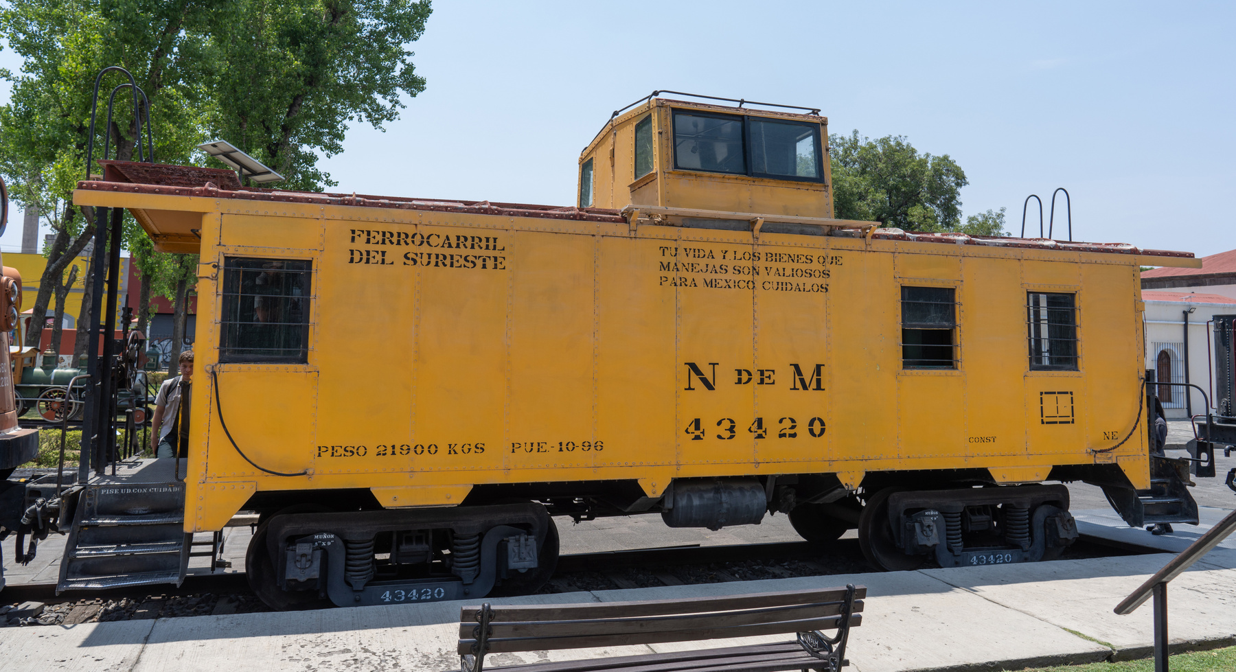 Вагон-скворечник Мексика музей caboose