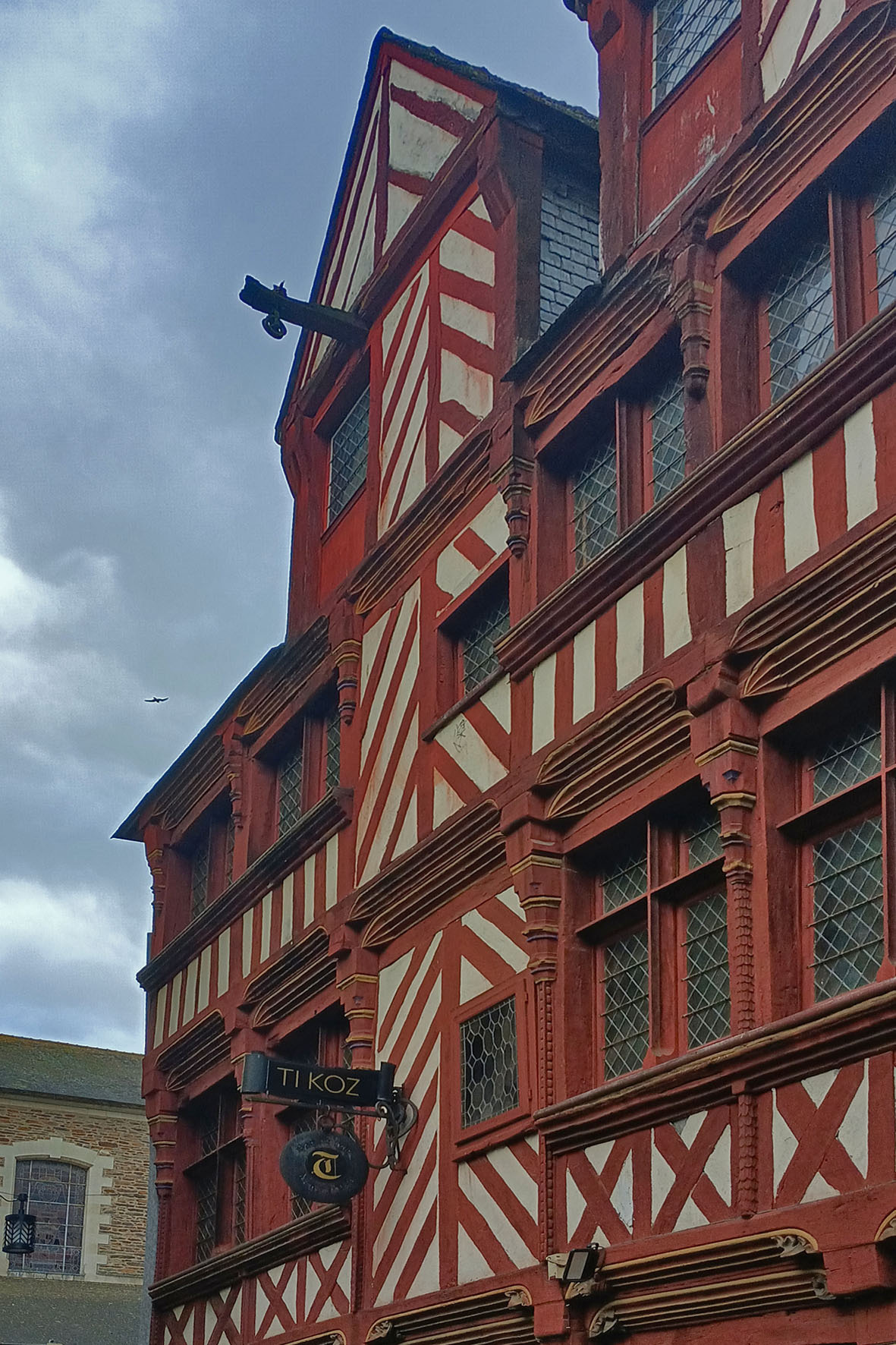 Ti Koz Ренн Rennes Бретань Bretagne дом фахверк коломбаж Дюгеклен Ti Koz 1505