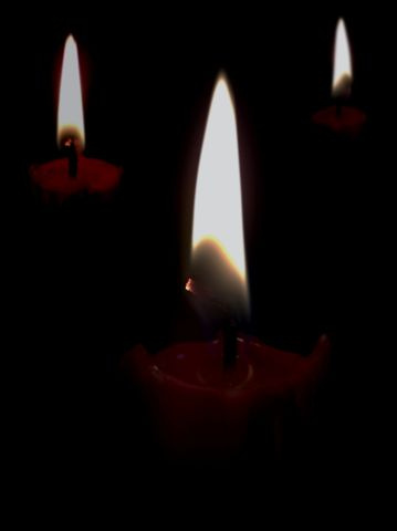 "Faith-Hope-Love" Faith Hope Love candle night dark