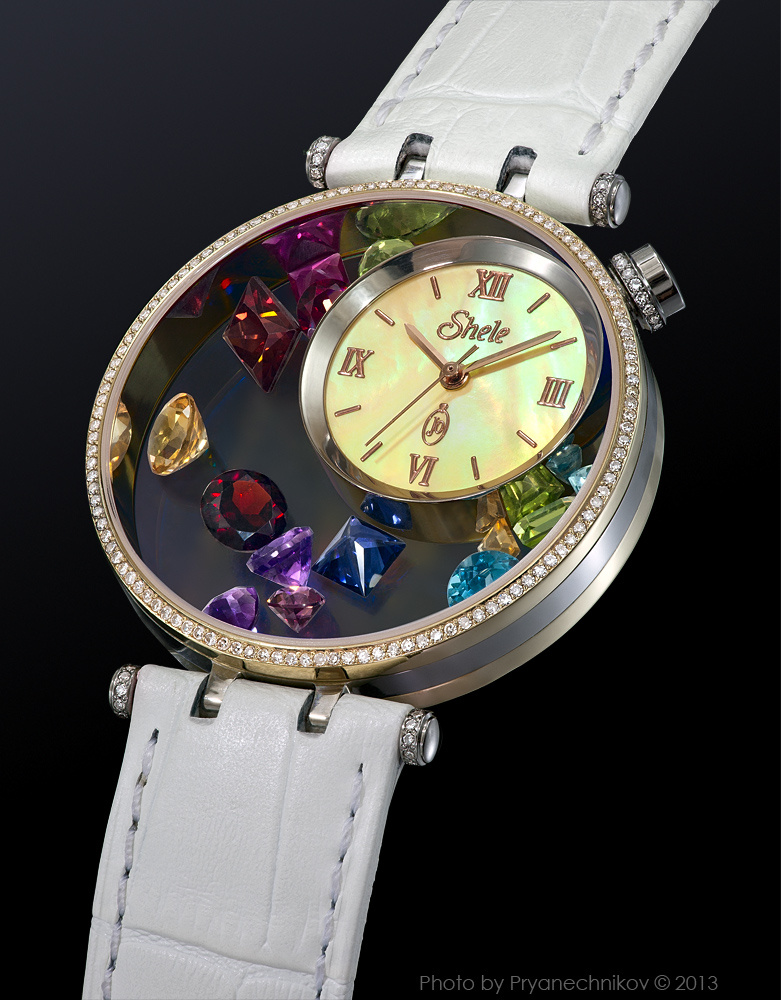Jewllery & Watches Photography. Рекламная фотосъемка часов. Постер, плакат, рекламный модуль Артiфакт часы Shele Pryanechnikov Прянечников 