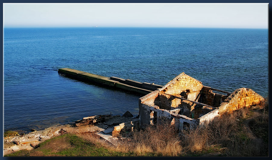 кусочек моря одесса пляж пирс море