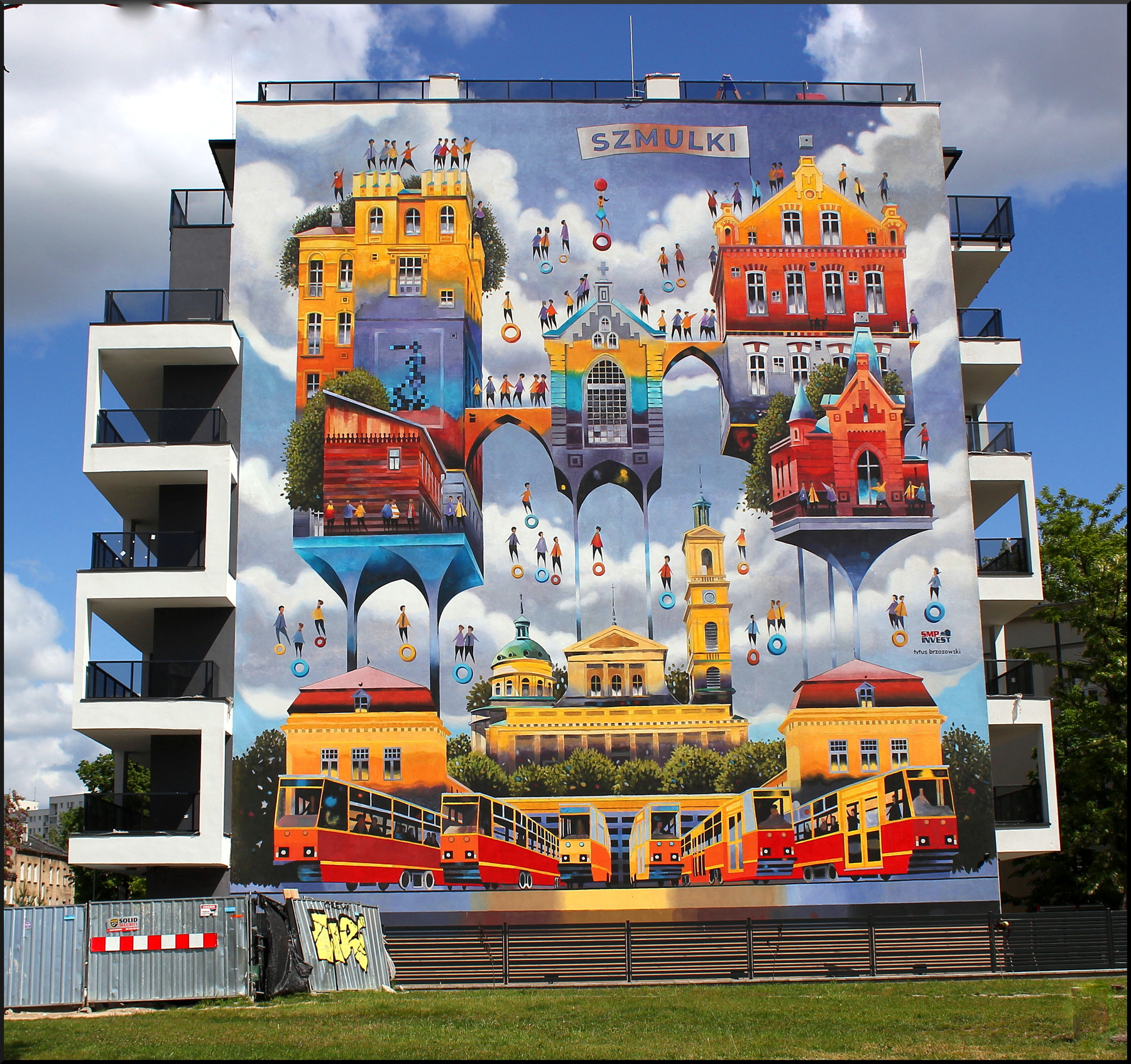 Mural w Warszawie 