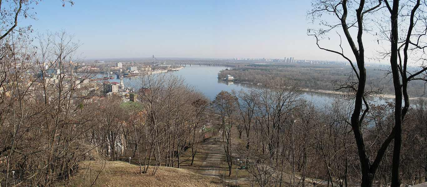 Днепровская панорама Днепр Киев