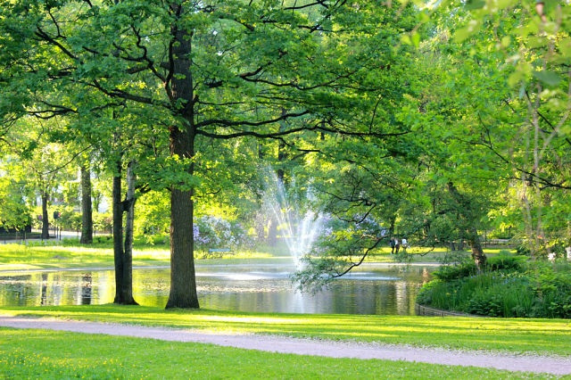 Королевский парк в Осло 