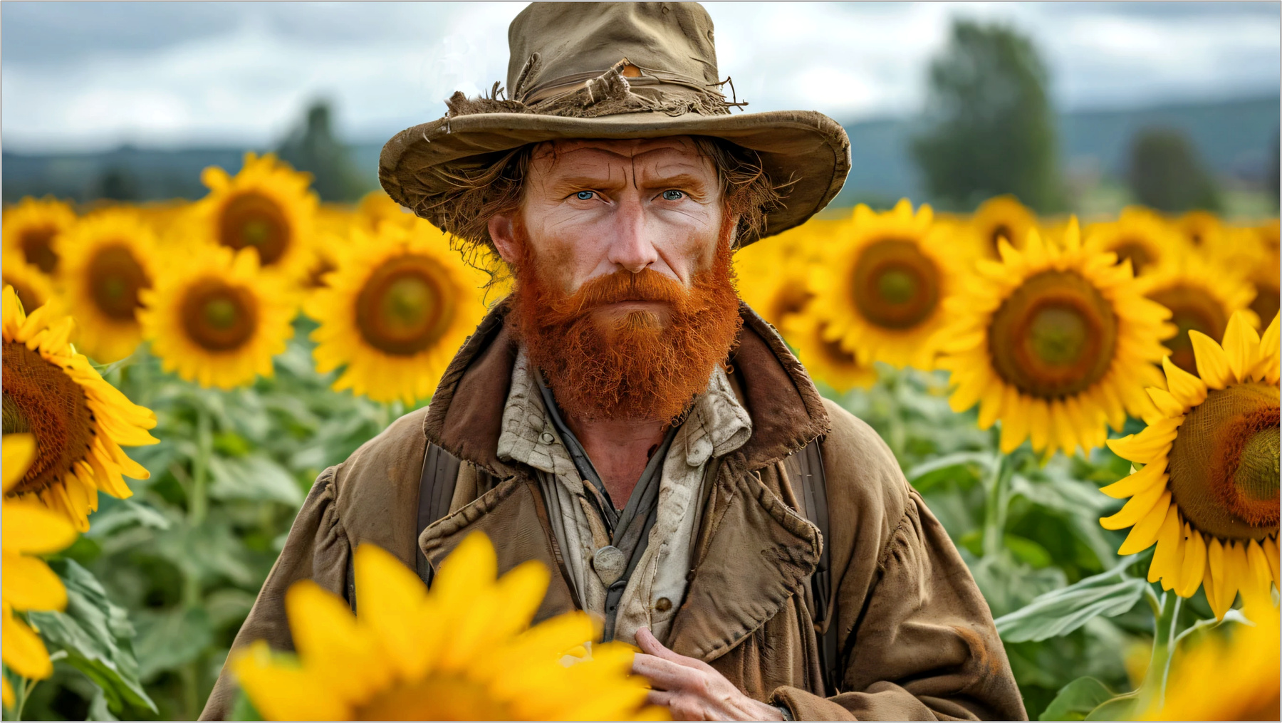 " Ван Гог и подсолнухи " 