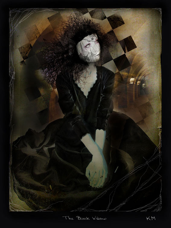 The Black Widow черная вдова, Козина Марина, паутина