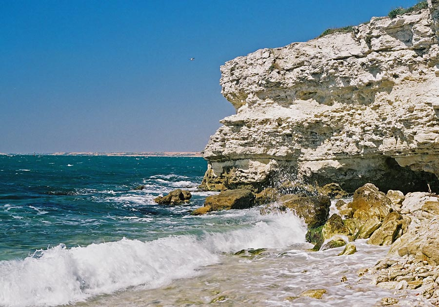 Скалы Херсонеса Море Крым лето